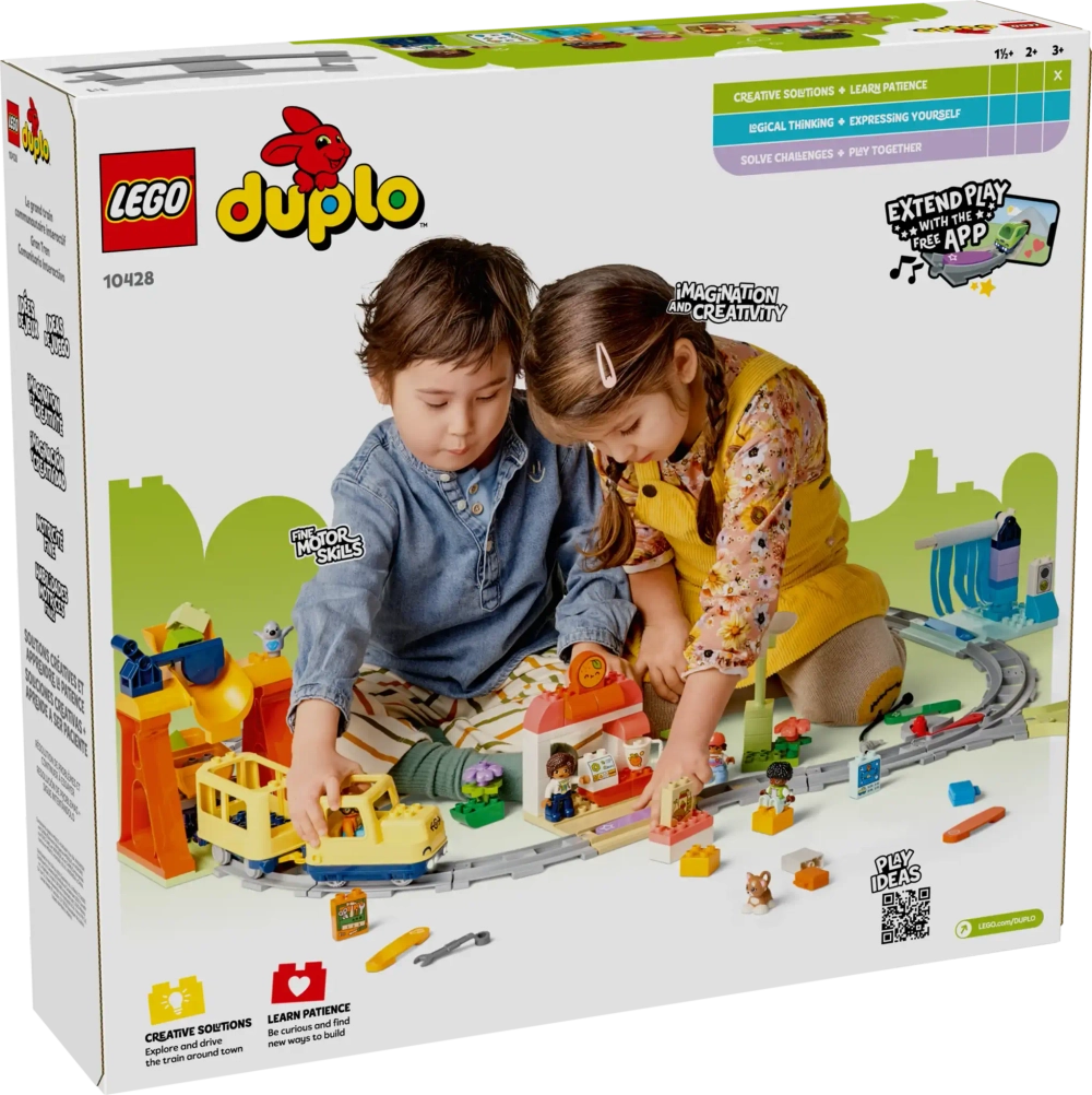 Конструктор LEGO Duplo 10428 Большой интерактивный общественный поезд