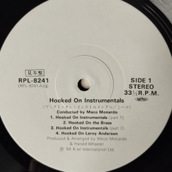 Винтажная виниловая пластинка LP Meco Monardo Hooked On Instrumentals (Japan 1984) (Promo)