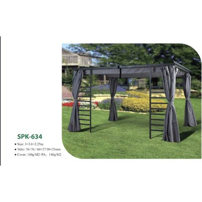 Беседки алюминиевые 3 метра на 3 метра spk-634