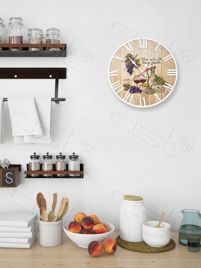 Настенные часы "Wine still life" 31