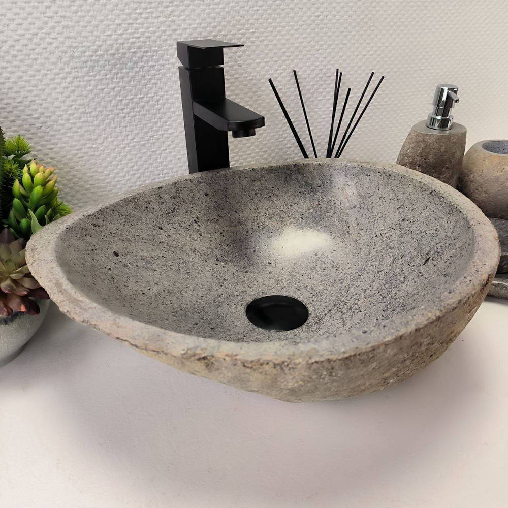 Раковина из речного камня RS-63892 (43*42*15) 0120