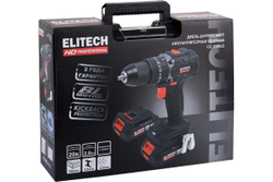Аккумуляторная дрель Elitech CD 20ISL2 (E2201.041.01) HD 205722