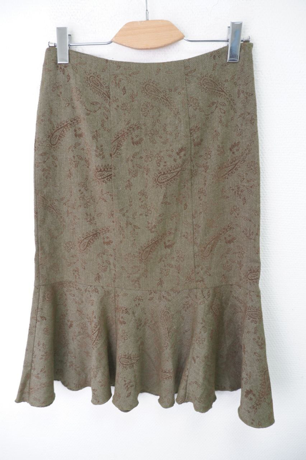 Юбка GiliO темно-зеленая 46 размер