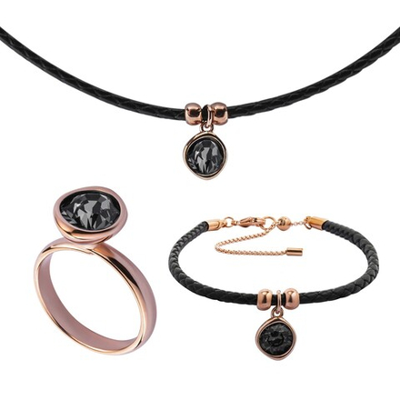 Колье Fiore Luna Silver Night B1909.3 BW/RG