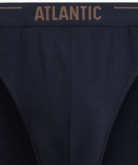 Трусы (5шт) мужские слипы спорт Atlantic, 5SMP-004, хлопок, темно-синий