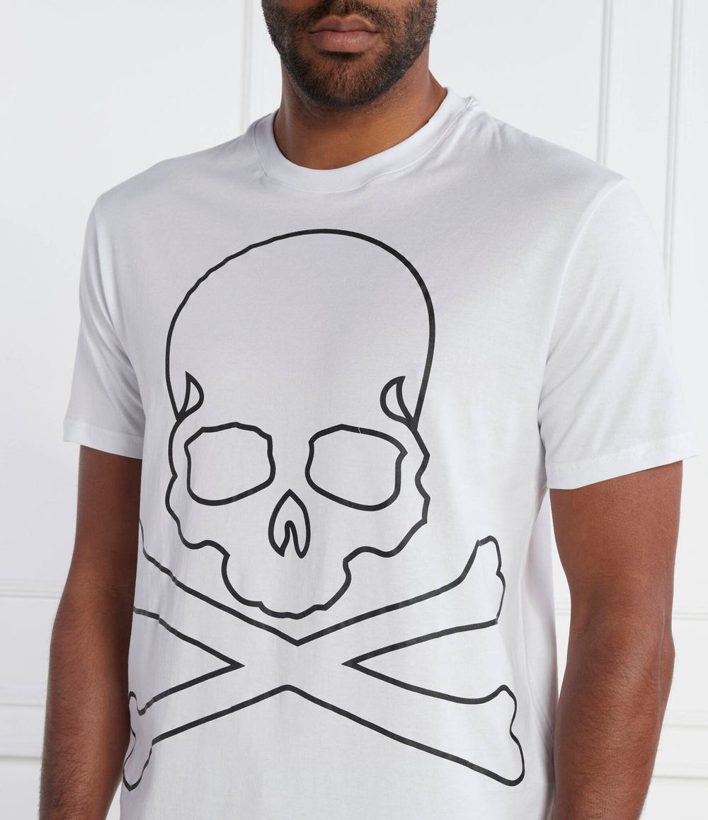 Футболка Skull&Bones Philipp Plein - белый(MTK6823 PJY002N)
