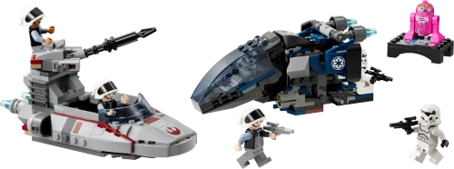Конструктор LEGO Star Wars 40755 Имперский десантный корабль против Повстанческого разведывательного спидера
