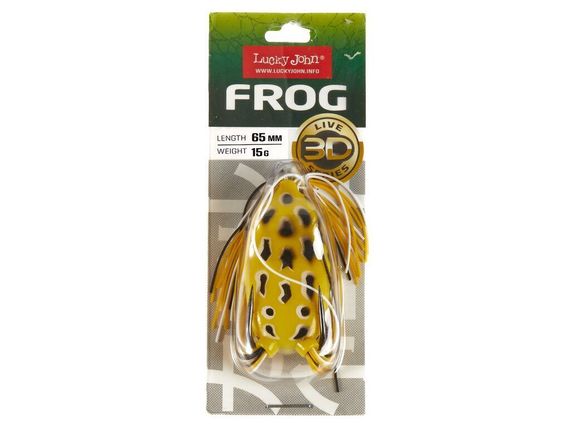 Приманка мягкая LJ 3D Series FROG 2.6in (06.50)/001 1шт.