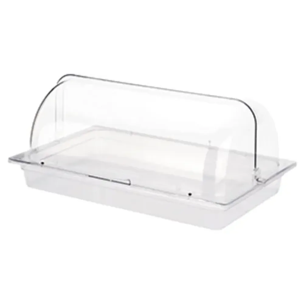 Поднос для выкладки 53*32,5*23,5 см пласт. с пласт. Roll-top крышкой SUNNEX