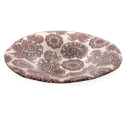 Блюдо глубокое 33см IVV Pashmina коричнево-медовое