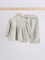 Блузка и брюки в комплекте для малышей Next E12-175, Белый