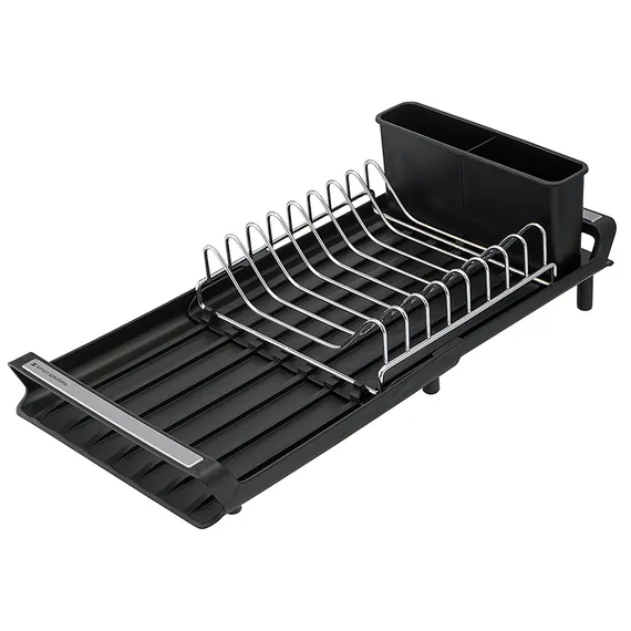 Сушилка для посуды atle раздвижная малая, черная