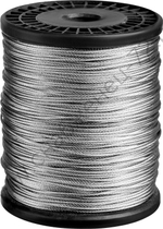 ЗУБР DIN 3055, свивка 6х7+FC, 1 мм, L=200м., стальной трос, Профессионал (4-304110-15)