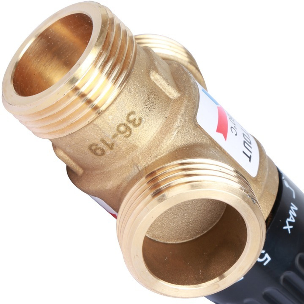 Термостатический клапан 1НР 35-60* KV1.6 STOUT