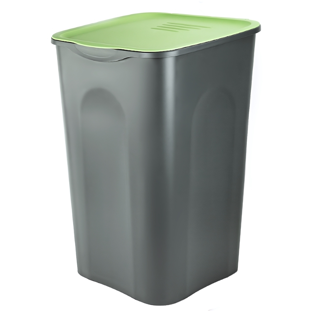 Бак универсальный квадратный NORTON 43л. с откидной крышкой цвет оливковый