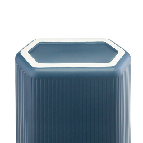 Ваза 20см Tkano Edge темно-синяя