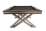 Бильярдный стол для пула &quot;Pierce&quot; 8 ф (коричневый) с плитой, со столешницей