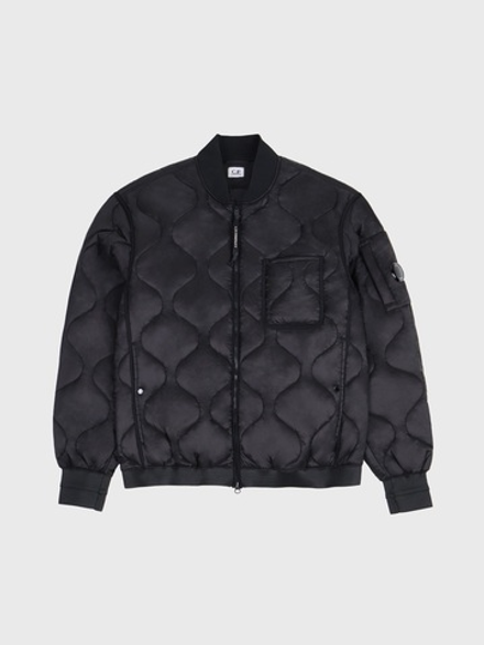 Утепленный бомбер C.P. Company Liner Padded Jacket Black