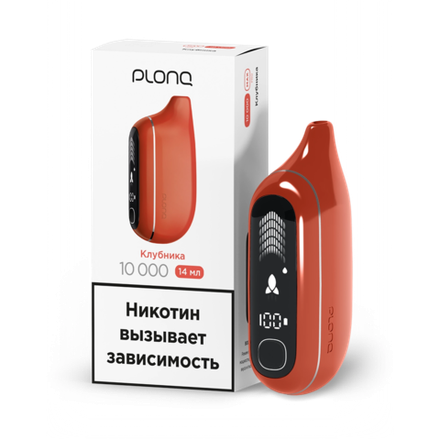 Plonq Max Pro - (Клубника) 10000 затяжек
