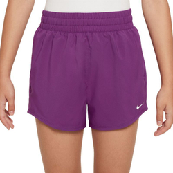Детские шорты Nike Kids Dri-Fit One High-Waisted Woven Training - viotech/white