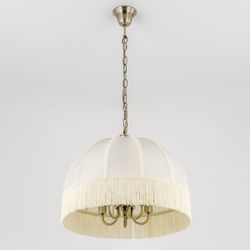 Citilux Базель CL407151 Люстра подвесная с бежевым абажуром