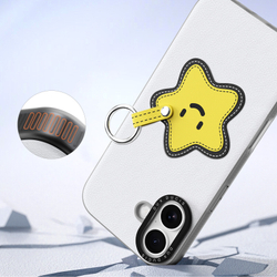 Чехол белого цвета (Star Edition) для iPhone 17, серия Luvy Series Case (со съемным ремешком) от Dux Ducis