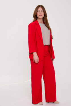 Брюки женские 3393ВЕБ, красный #38К023393ВЕБ