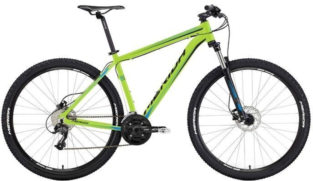 Велосипед Merida Big. Nine 40-D (2018) Рама: L (19) MattGreen/Blue/Black