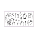 3 Kapous Professional Nails Пластина для стемпинга, Flower 1  ,