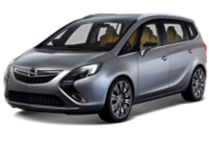 Opel  Zafira C 2012-2019 низкие рейлинги