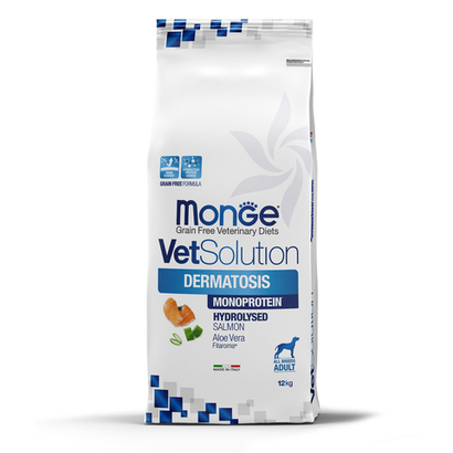 Корм для собак диетический Monge VetSolution Dog Dermatosis Дерматозис при заболеваниях кожи 2 кг