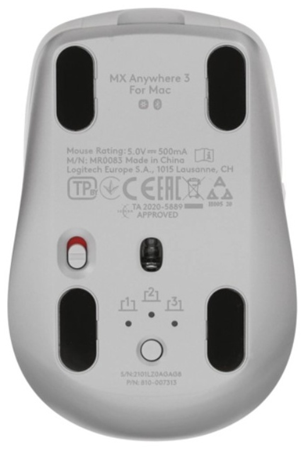 Мышь Logitech MX Anywhere 3 for Mac 910-005991 серый