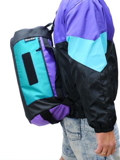 Сумка «Смелый путь», бирюзовая, фиолетовая