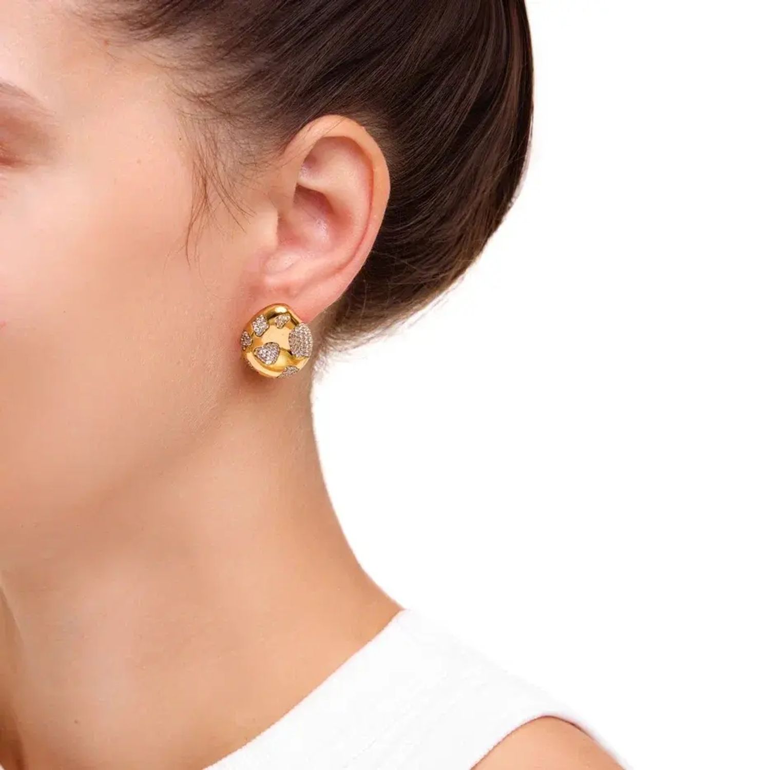 Серьги Mushroom Cap Earring - Gold