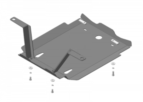 Защита Разд. коробки. 3 мм, Сталь. для UAZ Patriot MOTODOR.16505