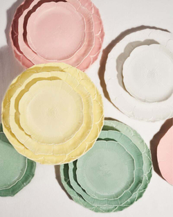 Тарелки десертные Aquazzura Cherry Blossom Off White, 21 см (2 шт.)