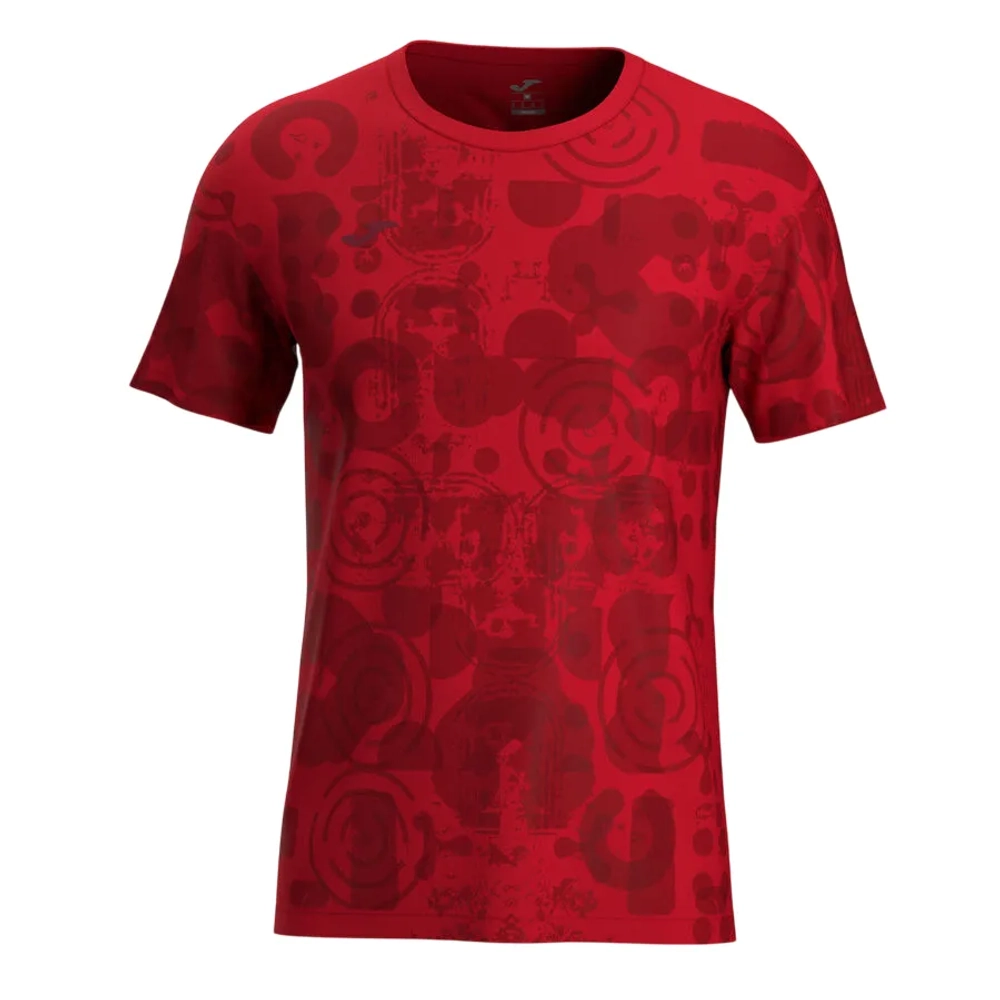 Теннисная футболка Joma Challenge Short Sleeve - red