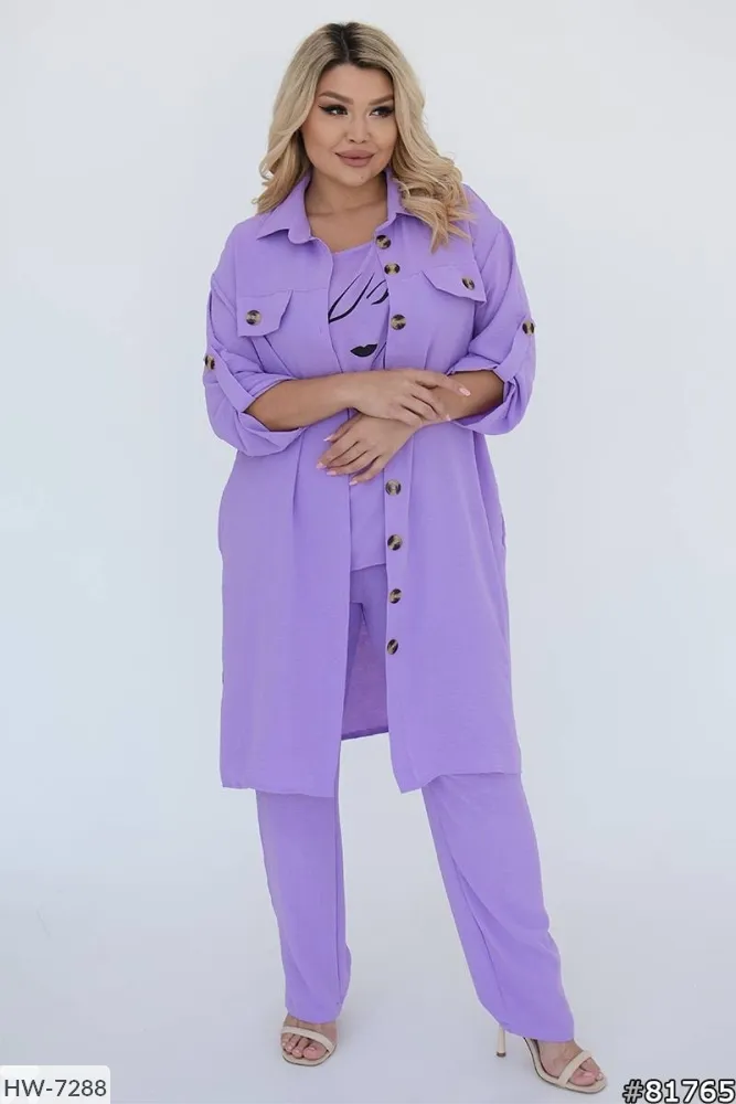 Костюм тройка FI-2783 Фабрика Моды