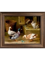 Картина интерьерная на холсте в раме 25*31 см