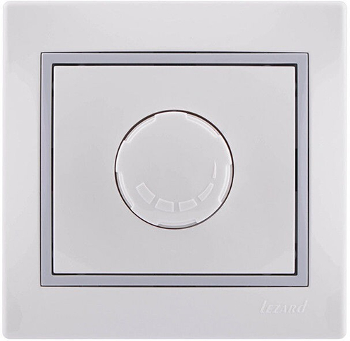 RAIN 703 0225 157 Диммер 1000W бел. с бок.вст.хром