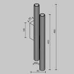 Бра Maytoni Calipso C082WL-24W2.7K-B