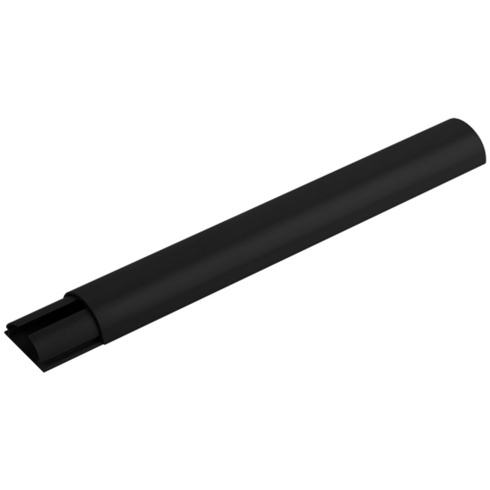 Кабель-канал ЭРА KK-30-13-GR полукруглый графит 30х13мм 40м