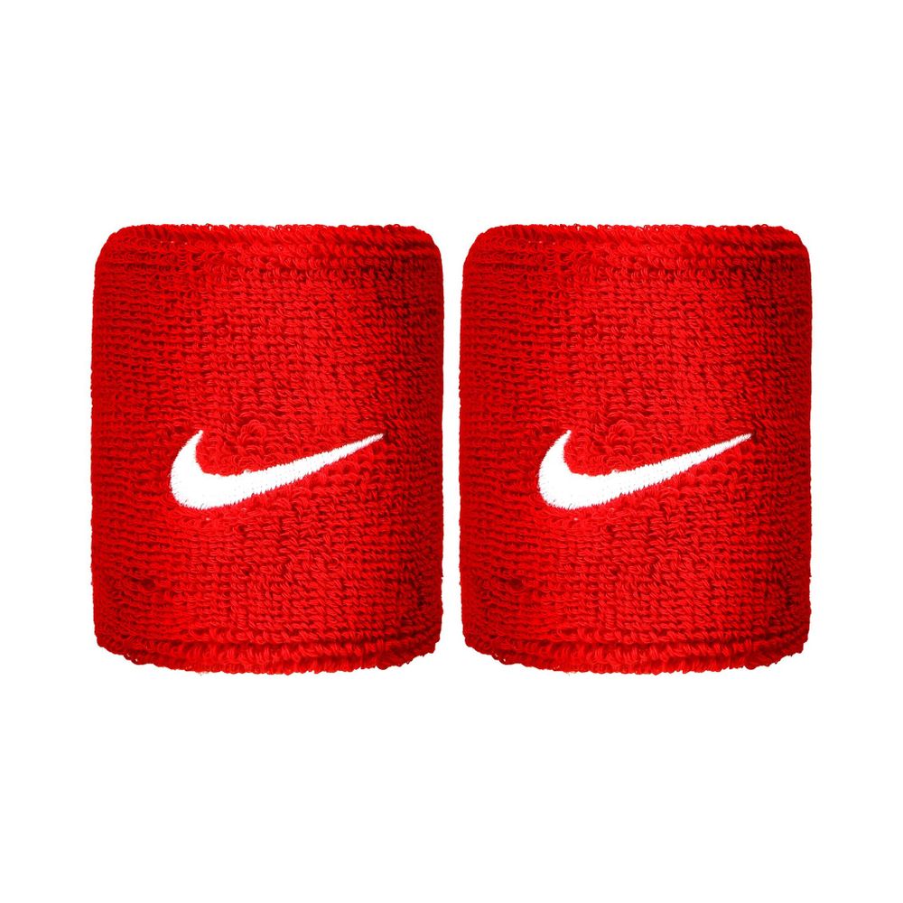 Nike Swoosh Wristband 2 Pack - Red, White