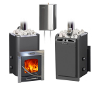 Дровяная печь для бани ЕРМАК 12-ПС Классика