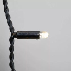 Светодиодный занавес 2*3 м., 600 LED, тепло-белый, статика, черный провод каучук, LTC (ECO602-1-2WW)