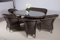 Скамья 2-х местная, коллекция Рио