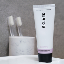 Sklaer Зубная паста для чувствительных зубов и десен Sensitive 75мл мятный вкус