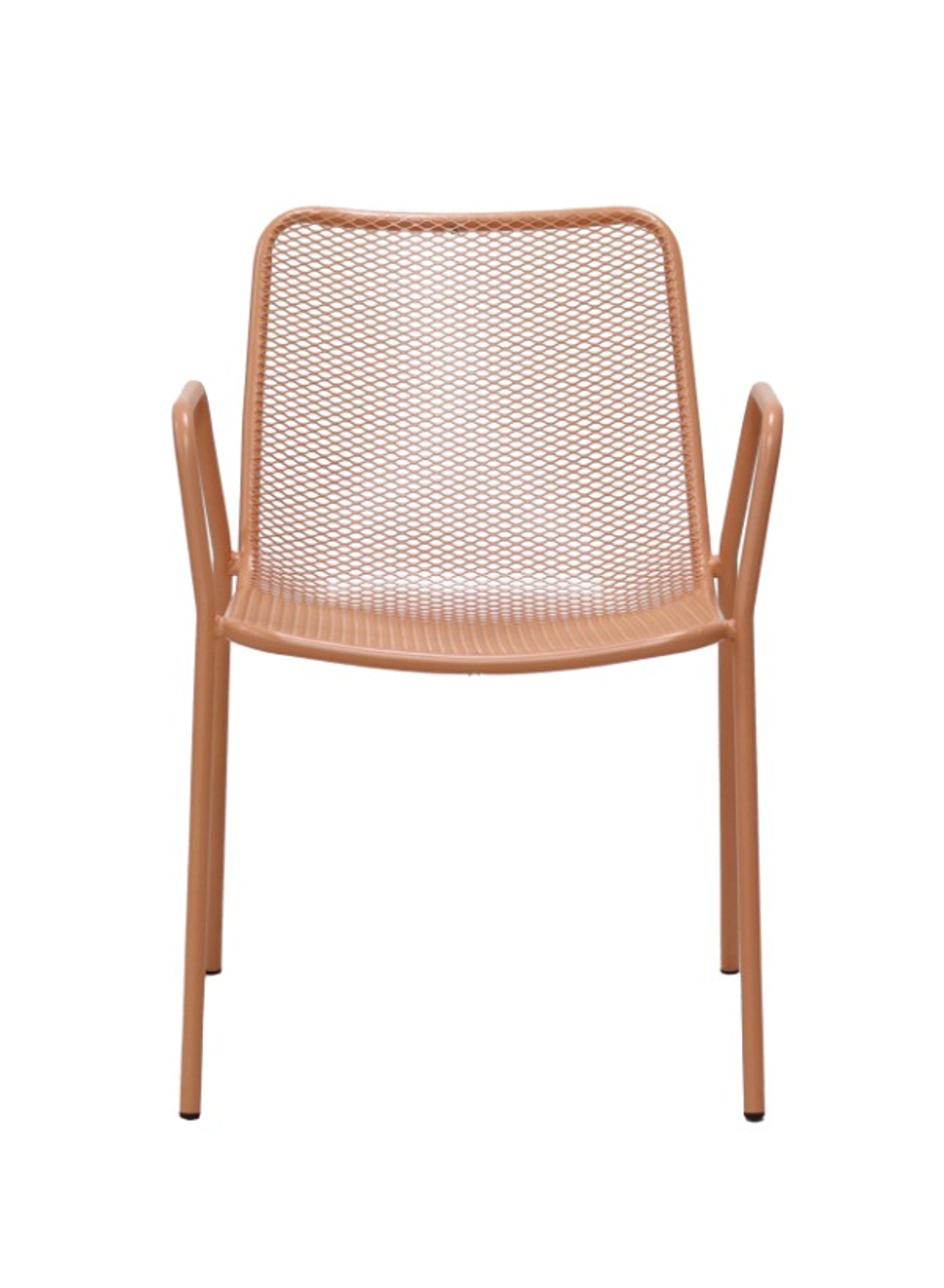 "Зевс" стул стальной, цвет темно-коралловый