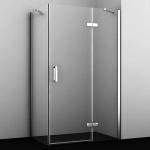 Душевой уголок WasserKRAFT Aller 10H06 120x80 профиль хром/декор хром