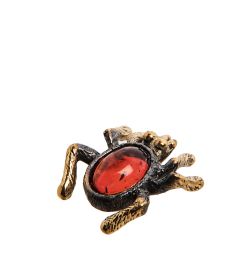 AM-3040 Фигурка «Паучок Нано» (латунь, янтарь)